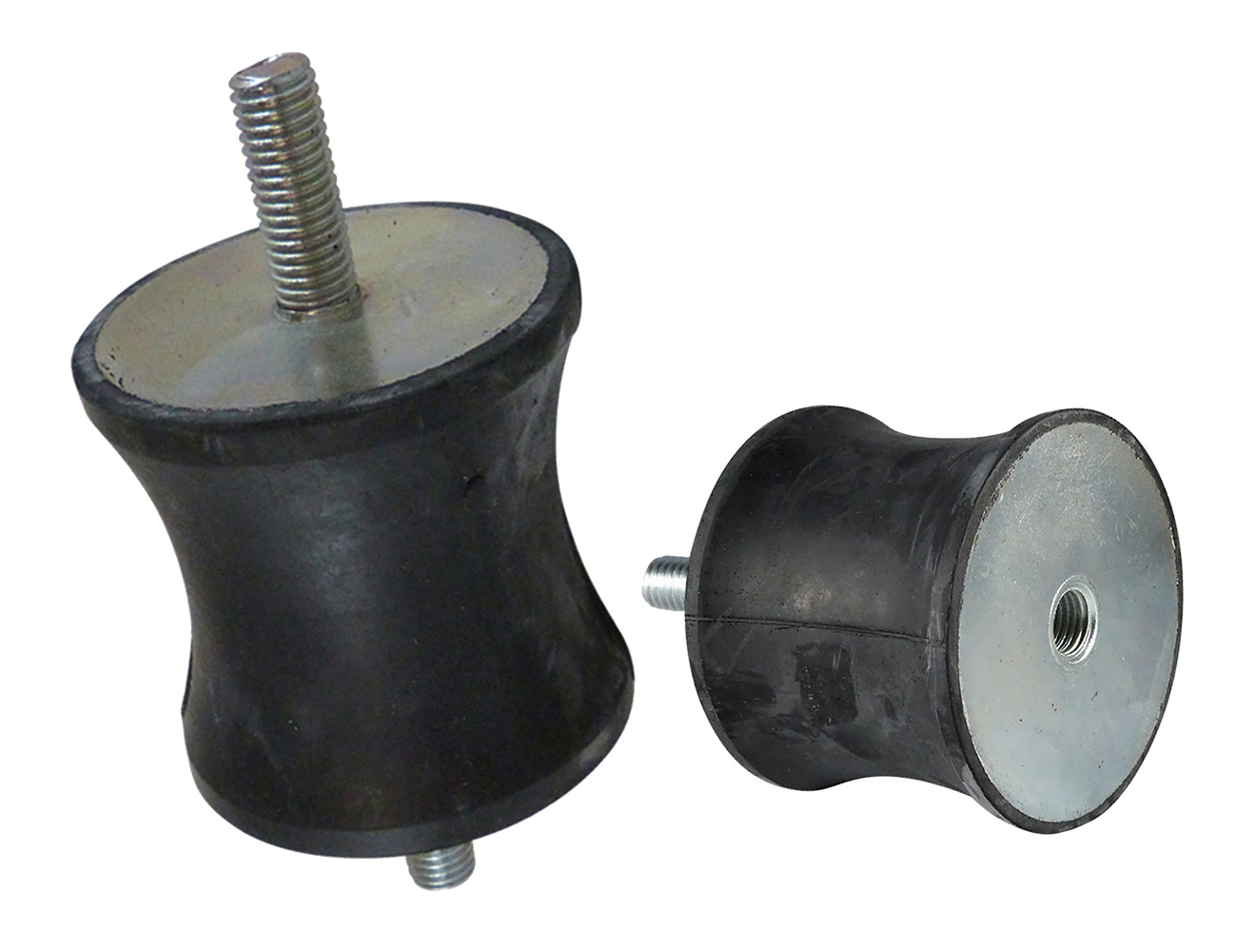 Waisted bobbin mounts